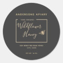 Search for classy gold stickers Apiary