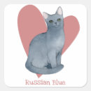 Search for russian blue cat stickers Kitty