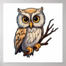 Search for cartoon owl posters Bird