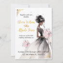 Search for african american wedding invitations Black and white