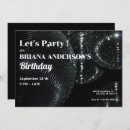 Search for prom birthday invitations Black