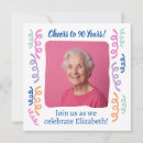 Search for cheers to 90 years birthday invitations Ninety
