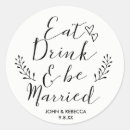 Search for eat drink stickers Typography