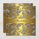 Search for gold embossed invitations Elegant