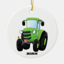 Search for tractors christmas tree decorations Green