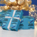 Search for diving wrapping paper Blue