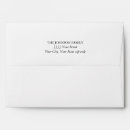 Search for black and white envelopes Chic