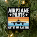 Search for airline pilot christmas tree decorations Aviator