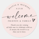 Search for welcome to wedding stickers Minimalist