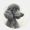 Search for black poodle stickers Animal