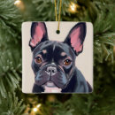Search for black french bulldog christmas tree decorations Pet