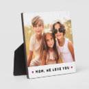 Search for valentine plaques We love you