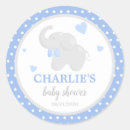 Search for blue polka dots stickers Elephant