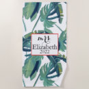 Search for tropical beach towels Bachelorette bridal shower