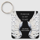 Search for angel wing key rings Celebration of life
