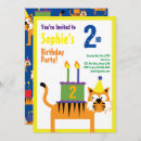Search for tiger party invitations Zoo