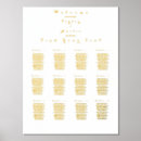 Search for foil gold wedding seating charts Modern