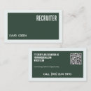 Search for recruiting business cards Recruiter