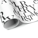Search for black white christmas wrapping paper Minimal