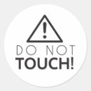 Search for jokes stickers Warning