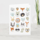 Search for animal faces cards Baby