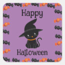 Search for purple halloween stickers Cat