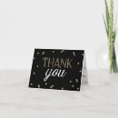 Search for confetti thank you cards Gold