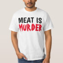 Search for meat is murder tshirts Rights