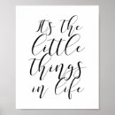 Search for little things posters In life