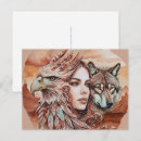 Search for watercolor wolf postcards Landscape