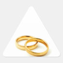 Search for gold triangle stickers White
