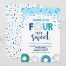 Search for four ever sweet invitations Doughnut party