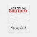 Search for 70th birthday blankets Party