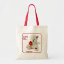 Search for teddy bear tote bags White