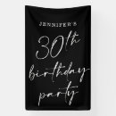Search for 30th birthday banners Minimalist