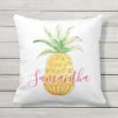 Search for pineapple cushions Watercolor