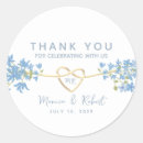 Search for periwinkle wedding stickers Wildflowers