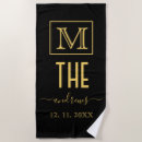 Search for gold beach towels Black and gold