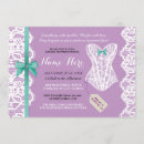 Search for purple lingerie shower invitations Party