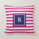 Search for hot pink and navy cushions Preppy