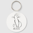 Search for white cat key rings Minimalist