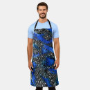 Search for fish scales aprons Blue
