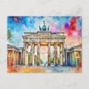 Search for brandenburg gate postcards Illustration