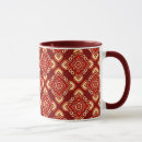 Search for vintage floral pattern mugs Red