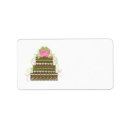 Search for wedding cake return address labels Pink