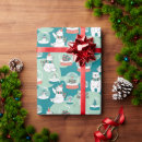 Search for polar bear christmas wrapping paper Festive
