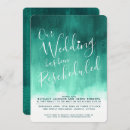 Search for rescheduled wedding invitations Green