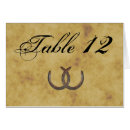 Search for horseshoe table cards Country