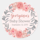 Search for floral wreath baby shower stickers Elegant