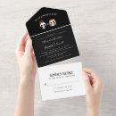 Search for unique halloween wedding invitations Spooky